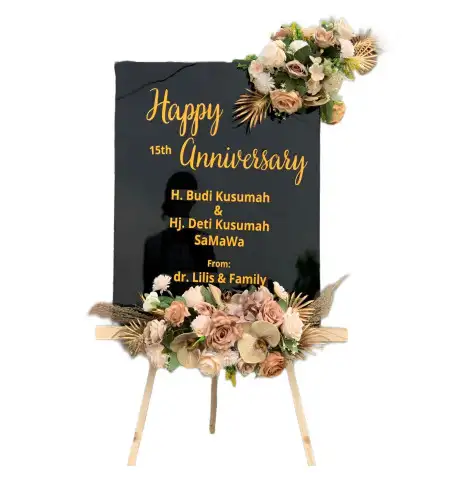 Papan Bunga Akrilik Pangkah